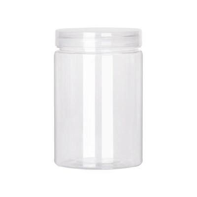 PET Sealed Storage Jars with Transparent Lids