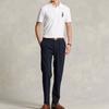 Polo Ralph Lauren FW22 Solid Color Bear Print Slim Fit Short Sleeve Polo Shirt Men Tops White MNPOKNI1N821955-100