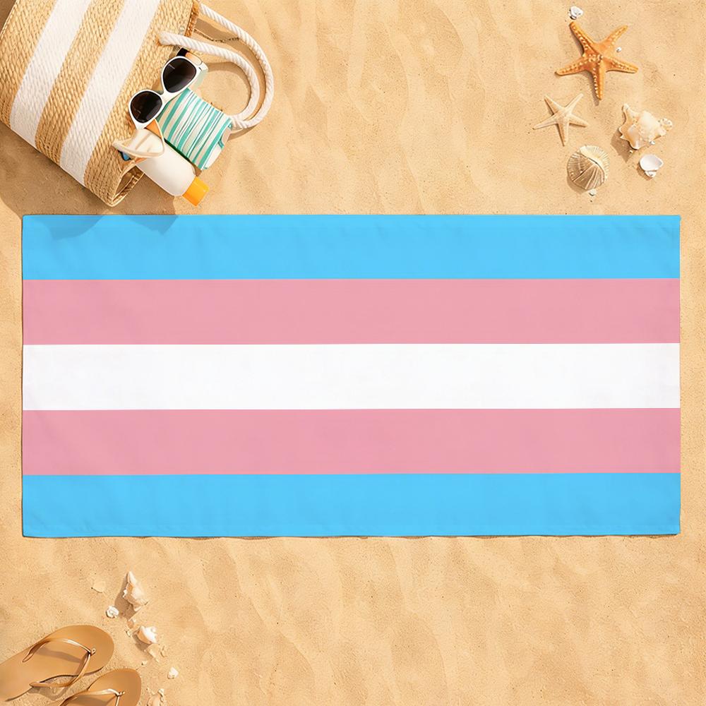 Asciugamano Arcobaleno Pride Gay LGBT Asciugatura Rapida Assorbente Asciugamano da Spiaggia per Sport, Fitness, Nuoto e Attività all'Aperto