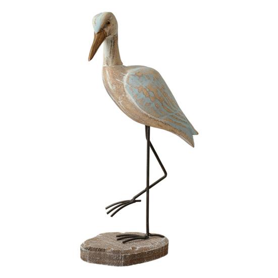 

Wooden Sea Bird Figurine Nautical Style Bird Sculpture Tabletop Ornament Coastal Ocean Theme Home Decoration for Bedroom Living Room Bird