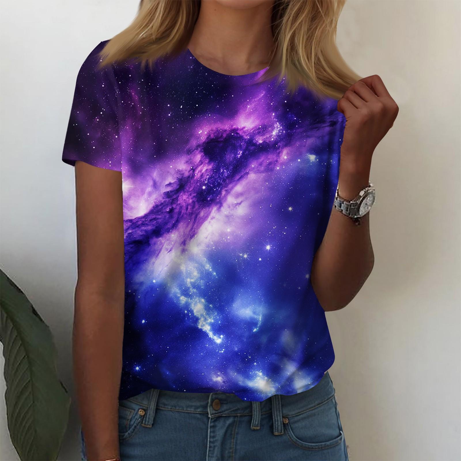 

Рубашки с коротким рукавом для женщин, милые топы, футболки с рисунком, блузки, повседневные базовые топы больших размеров, пуловеры XXL