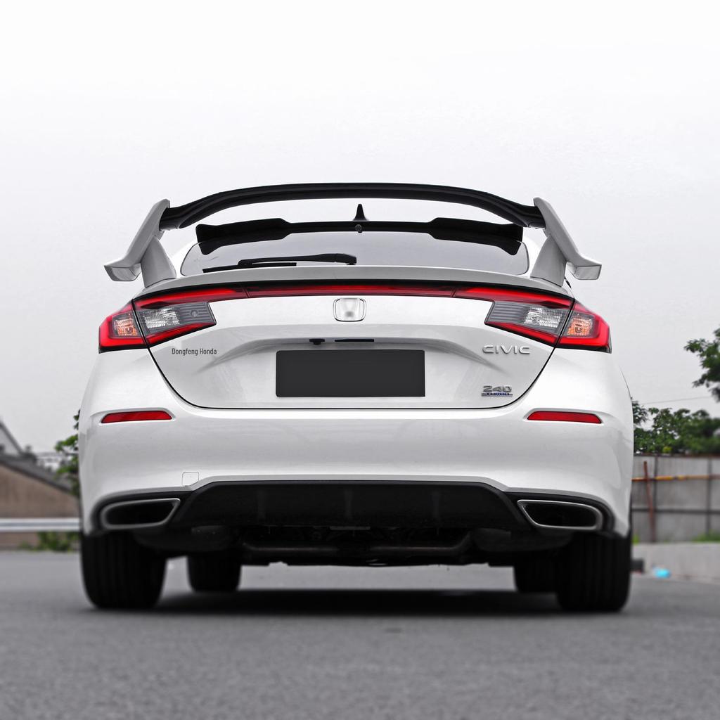 Κομψό Κιτ Τροποποίησης για Civic Hatchback 2023: Πίσω Αεροτομή TR, Εμπρός Διαχωριστής & Χείλος, Πλαϊνά Πλέγματα, Γωνιακά Προστατευτικά.