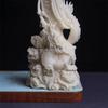 1pc Ivory Fruit Powder Guanyin Ornament Yulong Guanyin Statue Living Room Desktop Decoration Feng Shui Ornaments Home Decoration