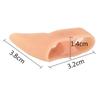 2Pcs Gel Pinky Toe Separator Spacer Little Toe Corrector Protector Reduce Foot Pain Relief for Callus Corns and Blisters