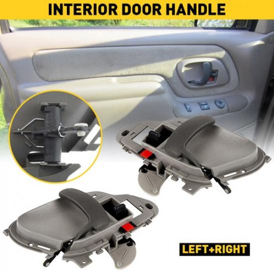 Interior Door Handle For 1995-1999 Chevrolet C1500 Front LH and RH Gray ide V