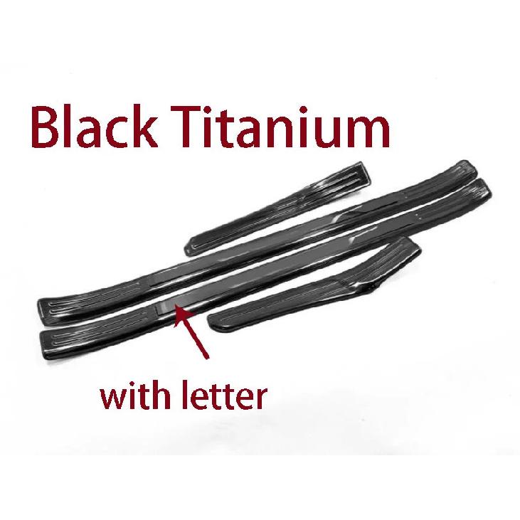 For Subaru Forester 2018      Steel External Door Sill Scuff Plate Cover Threshold Strip Pedal Accessories