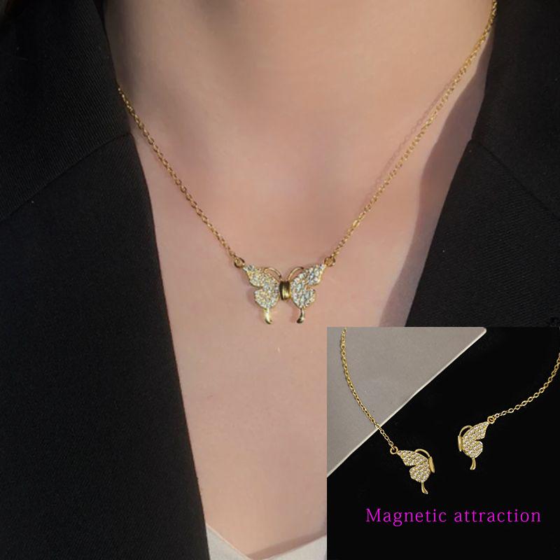 VENTFILLE Silver Color Bowknot Snake Bone Chain Necklace For Women Girl Simple Design Korean Jewelry Dropshipping
