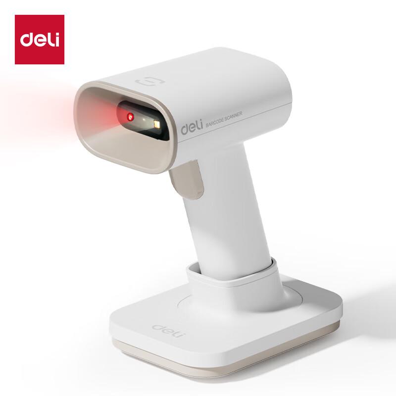 Deli AA002WB Wireless Handheld Barcode Scanner
