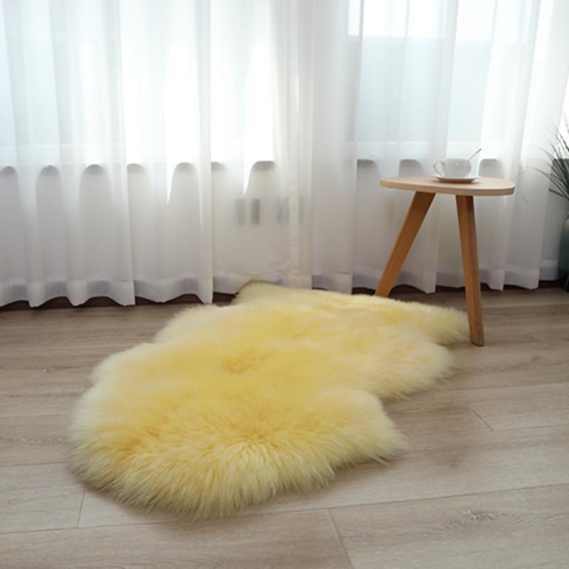 Australian Sheepskin Sofa & Bedside Mat - Wool Seat Cushion and Bay Window Rug.