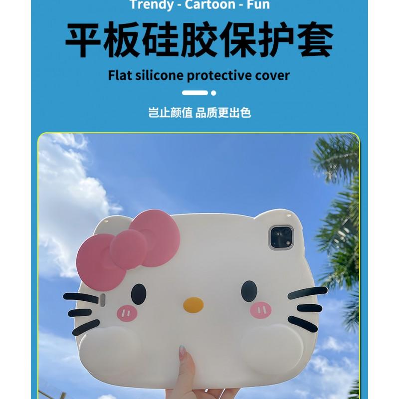 Soft Silicone Cartoon IPad Case With Kickstand 9.7 Air 2 Mini 6 7 Shockproof Full Cover Protective Shell