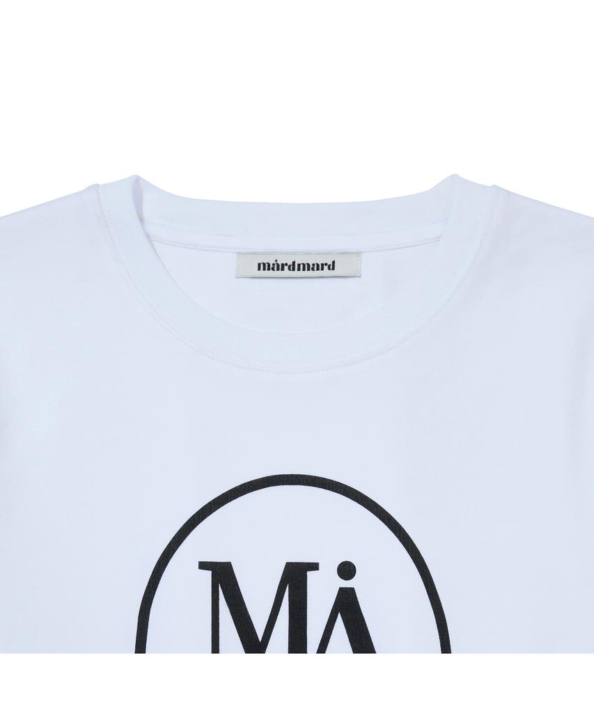 MARDMARD Symbol Crop T-Shirt - White