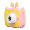 2in Children Camera 20MP HD Video Photograph Kids Digital Camera Built In Battery USB Charging Pink