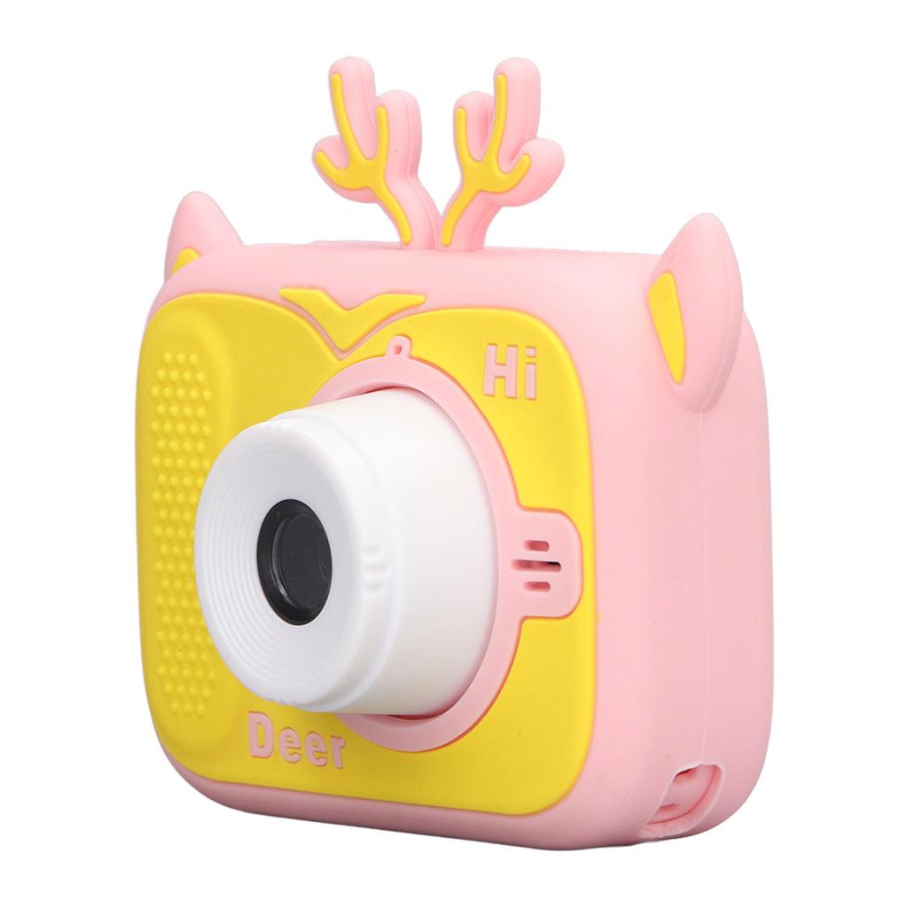 2in Children Camera 20MP HD Video Photograph Kids Digital Camera Built In Battery USB Charging Pink