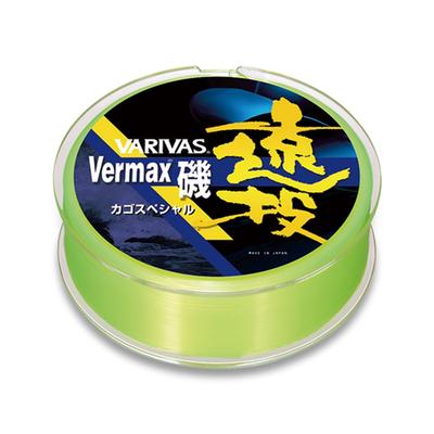 VARIVAS Barmax Iso långdistanskastlina specialnylon, 200 m, storlek 7, 12,0 kg, fin gul