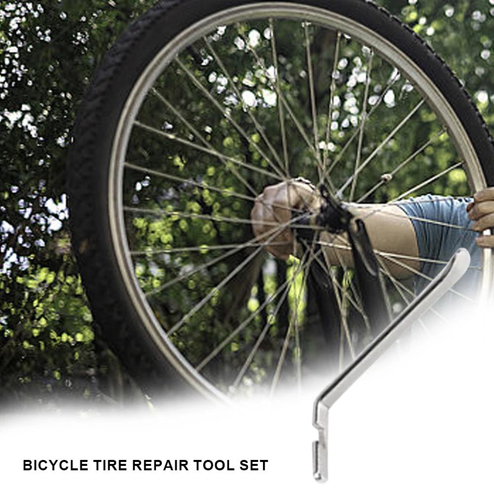 Portable Bicycle Flat Tire Repair Kit - Quick-Dry Rubber Patches, Glue Set for MTB & Road Bike Inner Tubes