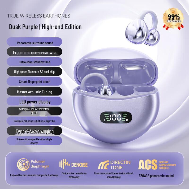 

AGEFIT M79 OWS Open-Ear Clip-On Bluetooth Earphones