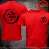 Funny Design Om Distressed Spiritual Shirt Unisex Fashion Trendy Casual Clothing Stylish Tops Tee Shirt Leisure Tshirt Unisexs Tshir