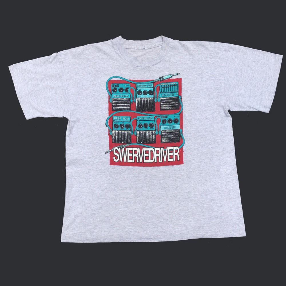 

Swervedriver Gift For Friends Gray T-Shirt Cotton All Size Unisex T-Shirt S
