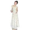 Floral Suspender Dress Children's Summer New Temperament Waist Pear-shaped Body Long Dress Small Flying Sleeves