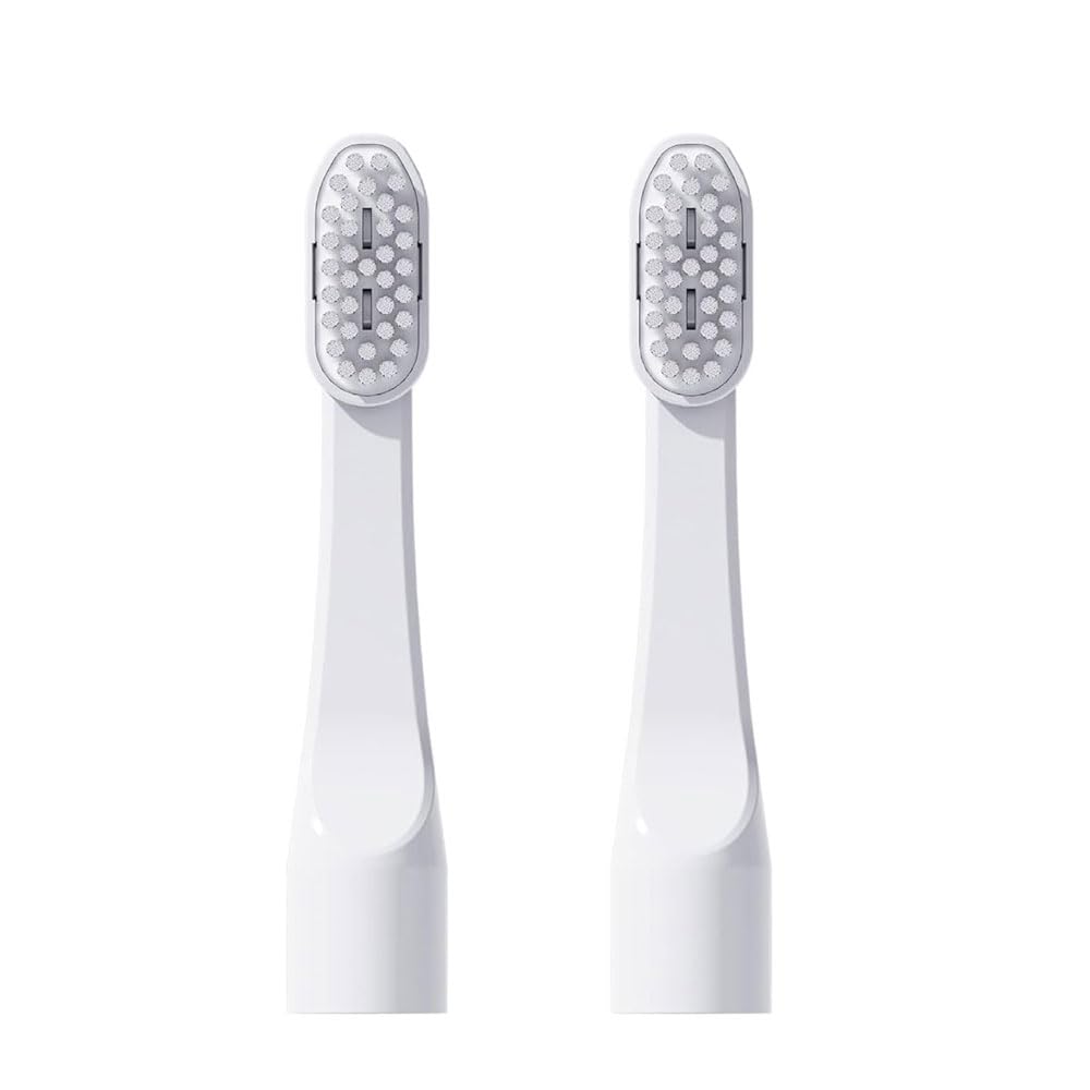 PLAQLES Replacement Brush Heads (Genuine Product) - 2 Brushes (6-month Supply)