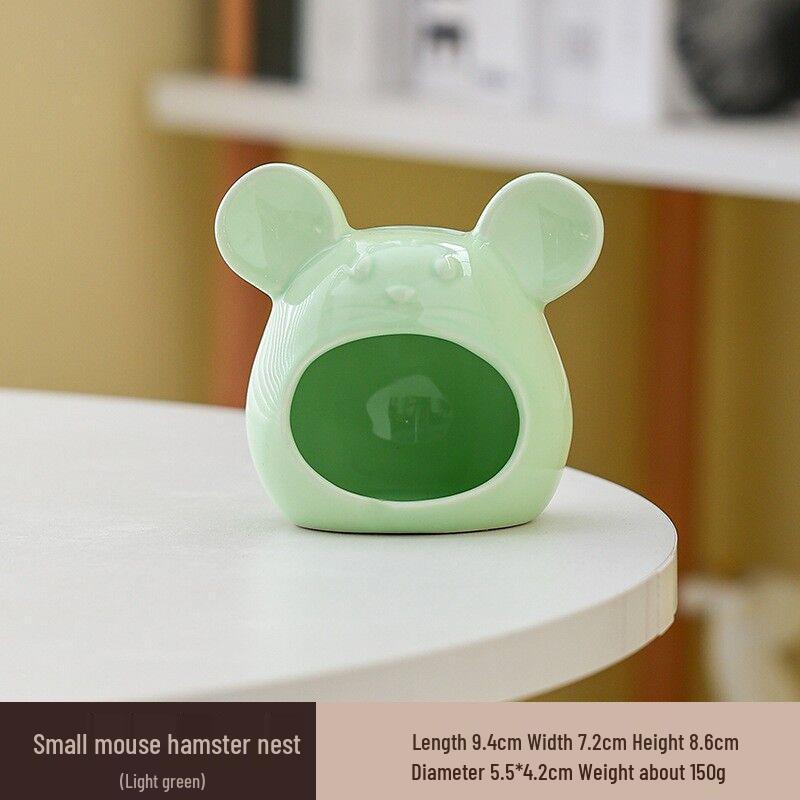 Chladivý keramický úkryt pro křečka: Letní přístřešek a herní domek