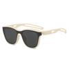 New retro sports eye protection, cycling windproof goggles, hollow mirror legs, curved sunglasses