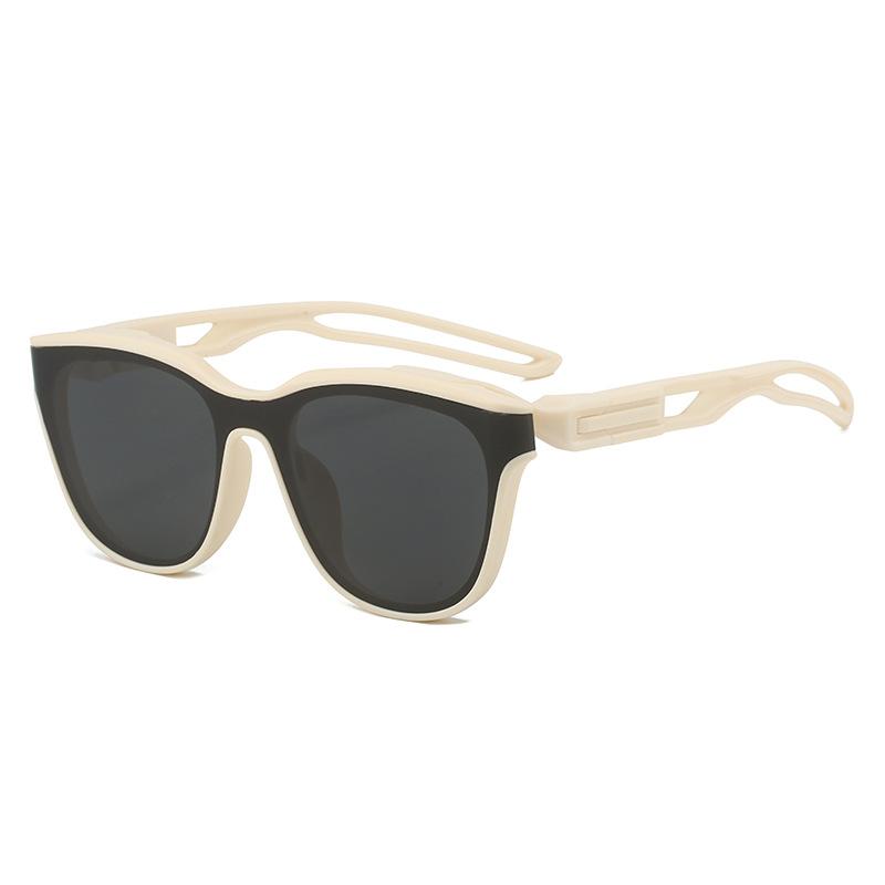 New retro sports eye protection, cycling windproof goggles, hollow mirror legs, curved sunglasses