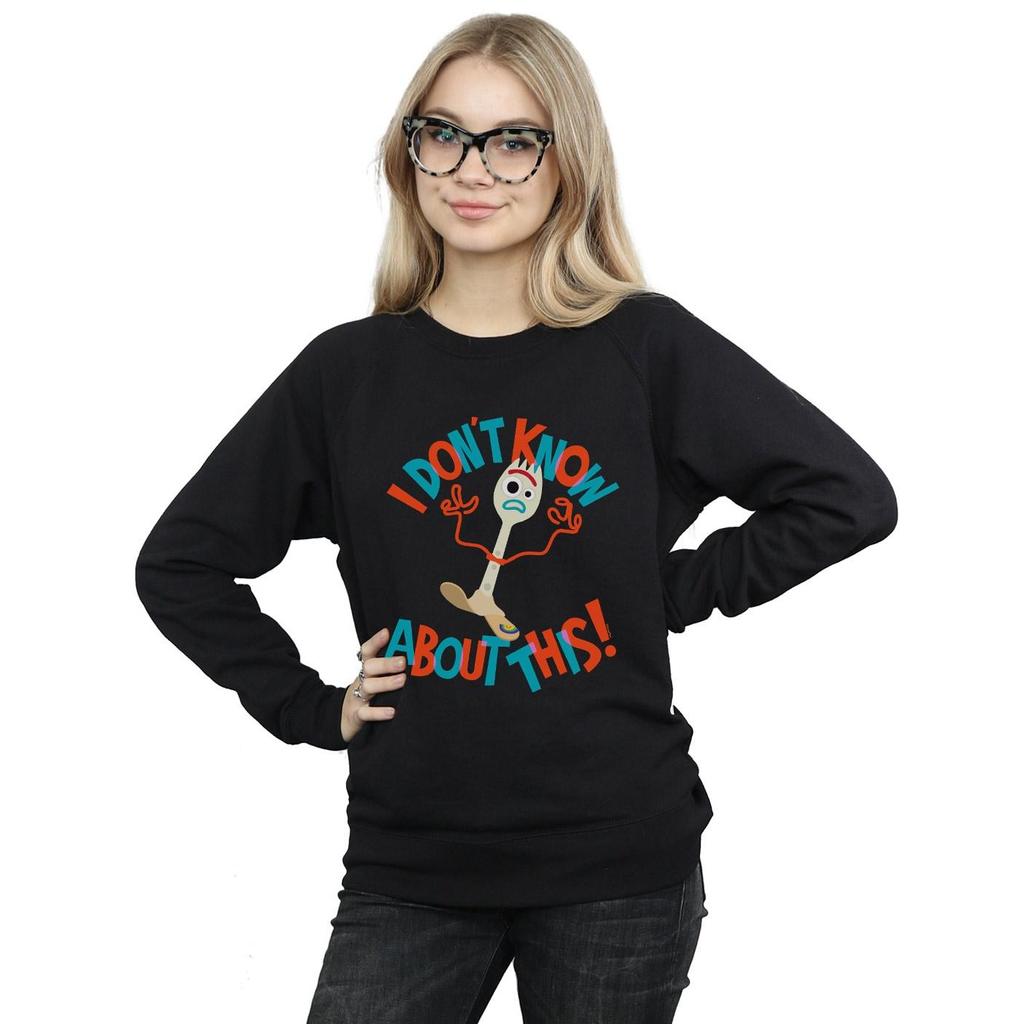 Disney Womens/Ladies Toy Story 4 Forky I Dont Know About This Sweatshirt