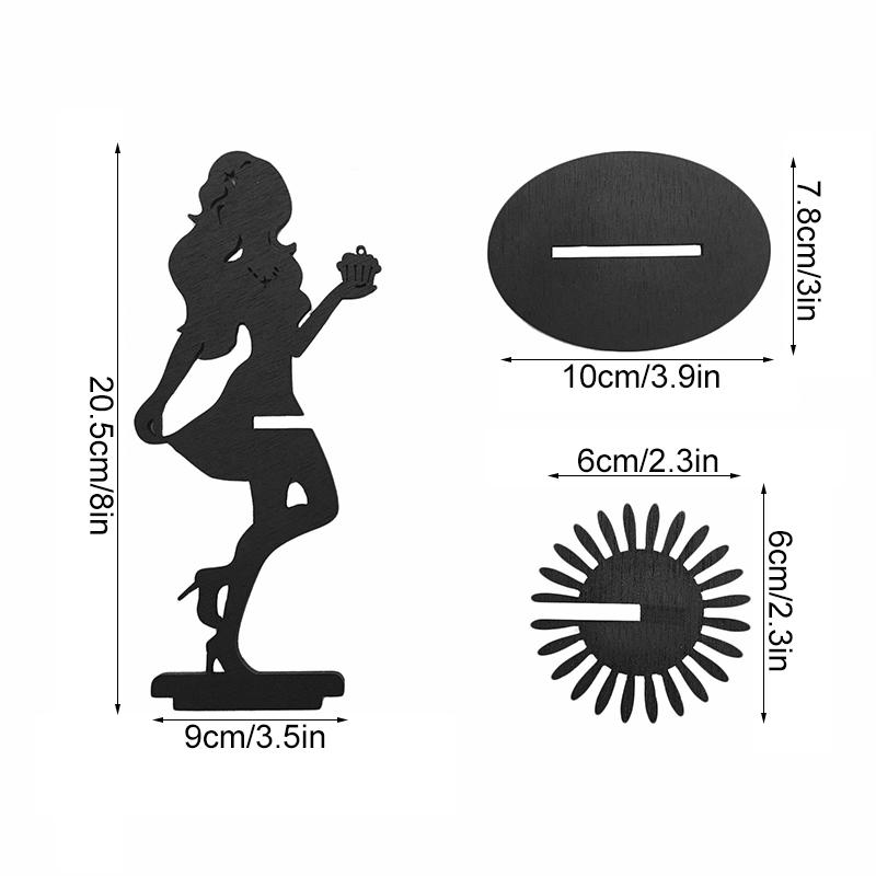 

1 carved romantic napkin holder Christmas napkin holder elegant and versatile options A чёрный