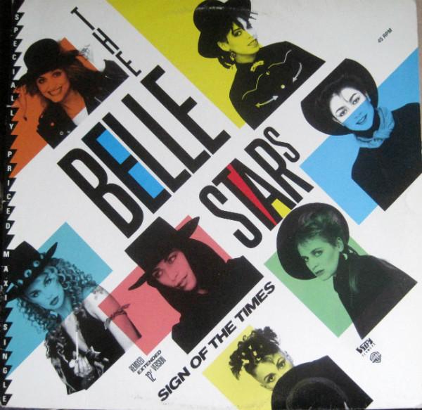 

12inch Record BELLE STARS Sign Of The Times 9296570 Warner Bros. Re 1983 Canada Dance Electronica Used