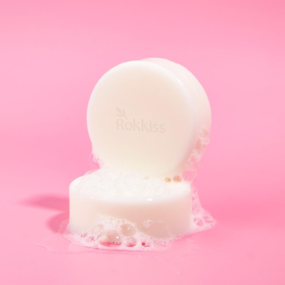 Rokkiss White Rice Bran Soap 100g 1ea