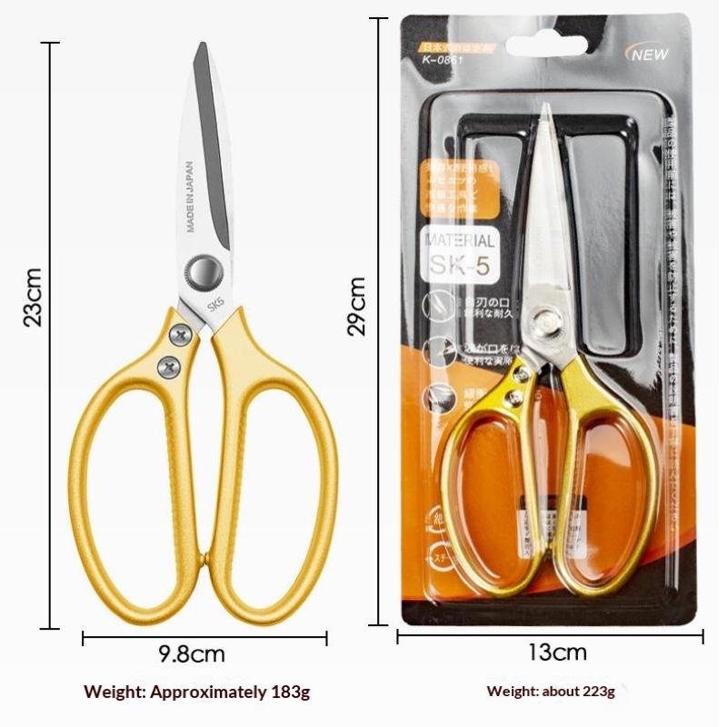 Essential 1PC Multi-Purpose Kitchen Shears Made of Stainless Steel for Heavy-Duty Poultry and Cooking Tasks