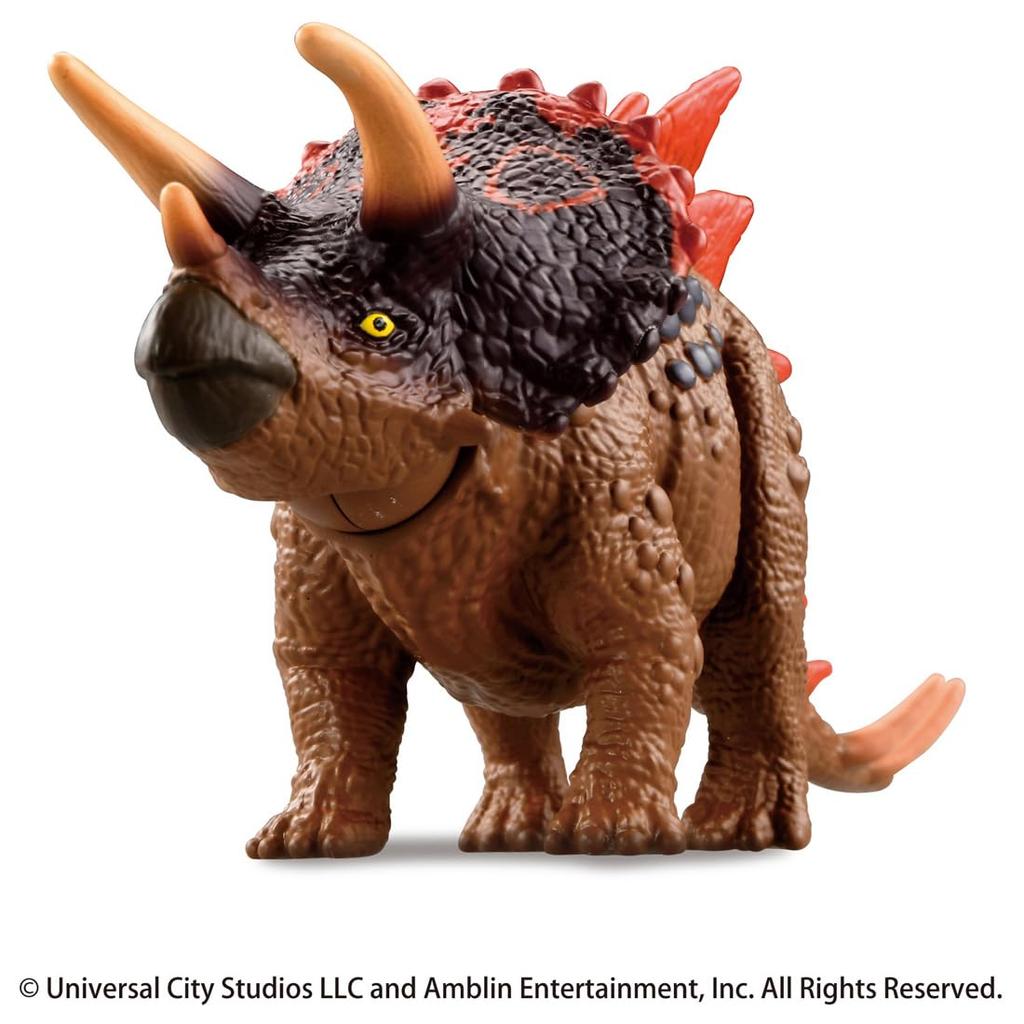 Takara Tomy AniA Jurassic World Alive Stegoceratops Dinosaur Toy for Ages 3 and Up