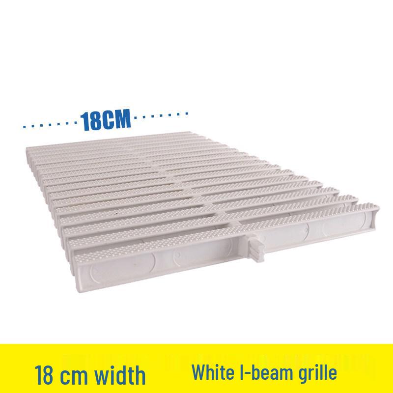 White ABS Swimming Pool Overflow Grille