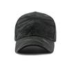 Spring Autumn PU Baseball Cap for Men Women Sunshade Cap Paintings Sun Hat Ponytail Panama Cap