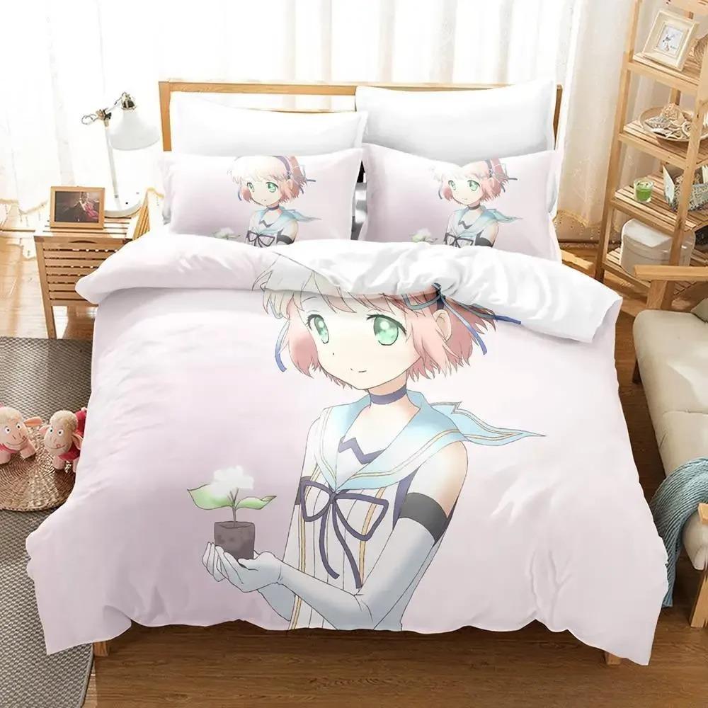 Magical Girl Raising Project Bedding Sets exquisite bed supplies set duvet cover bed comforter set luxury birthday gift