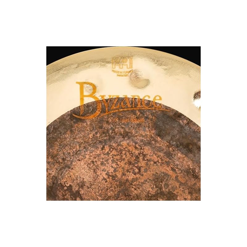 MEINL Cymbals Byzance Extra Dry Series Splash Cymbal, 10" Dual Splash B10DUS [Official Japanese Product]