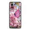Blumen- und Schmetterlingsmuster Hülle Für Xiaomi Mi 15 14 13 12 11 Lite 14T 13T 12T 11T Pro Poco X7 X6 X5 X3 Pro F6 F5 F4 Abdeckung