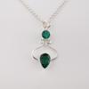Chrome Diopside Gemstone 925 Sterling Silver Handcrafted Pretty Pendant 1.60" For Wedding Gift PP-13-9
