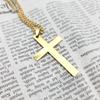 Cross Necklace Fashion Friendship Surgical Cross Necklace Gold