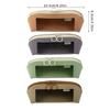 Leather Pencil Case Large Compartment Pencil Bag Water Resistant Clear Pen Pouches Pen Organizers Bag for Student Adult