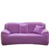 Spandex Sofa Cover Silky Soft 1-Piece Black Slipcover for Sofas Super Stretch Universal Couch Cover for Living Room