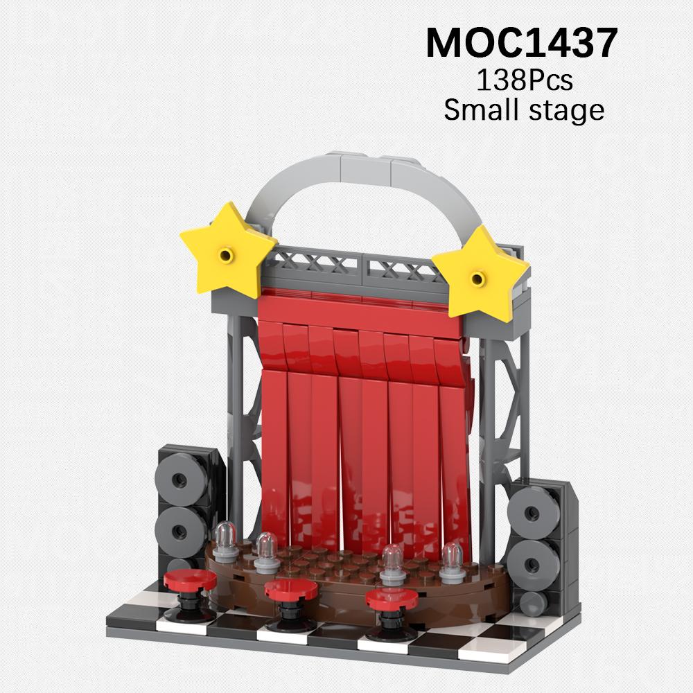 

MOOXI Набор для хоррор-игры MOC Кирпичики Киносцены Фигурки медведей Строительные блоки Детские образовательные игрушки для детей Подарок на день рождения