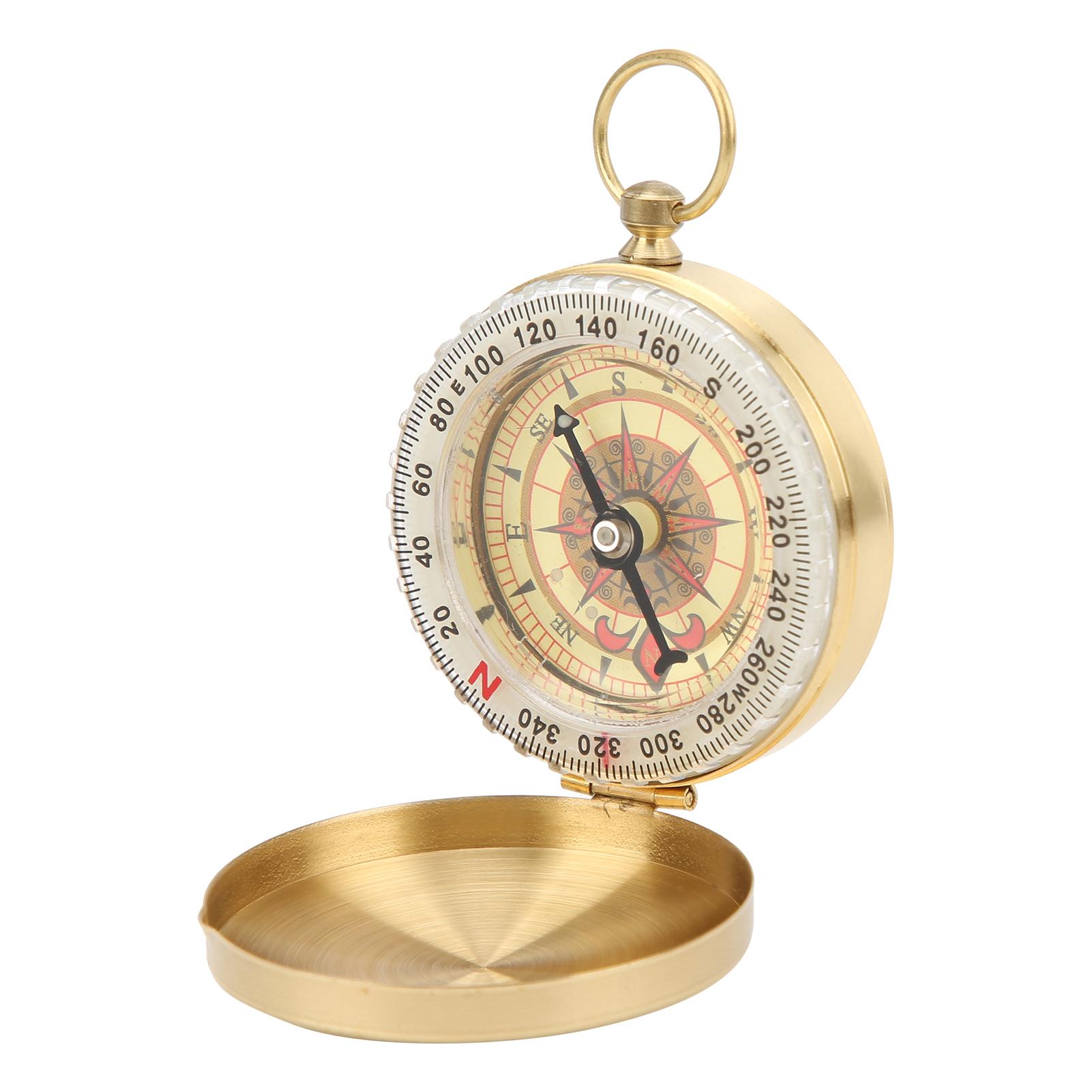 

Компас для выживания в походе Водонепроницаемый Вращение на 360 градусов Светящаяся крышка Инструмент-компас для кемпинга