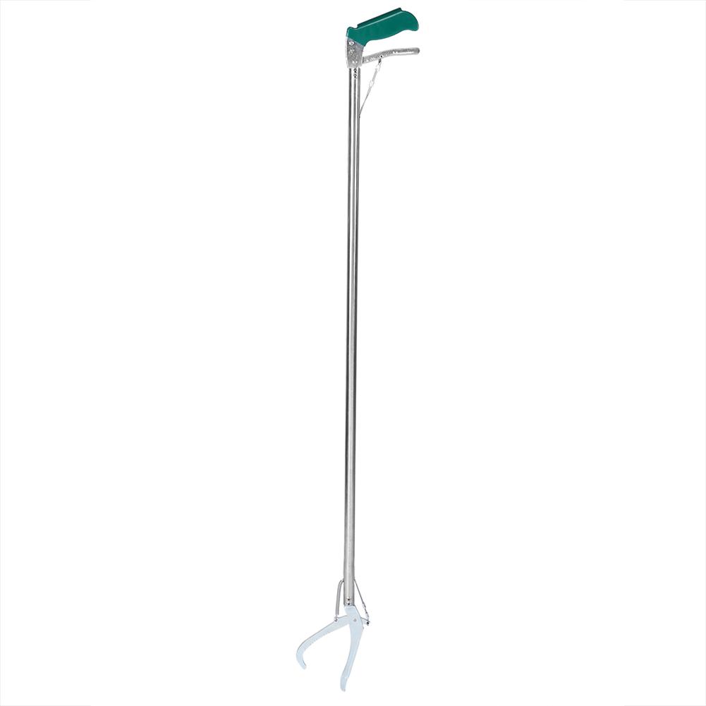 Stainless Steel Snake Tong Foldable Snake Catcher Reptile Grabber Tool 70cm with Lock