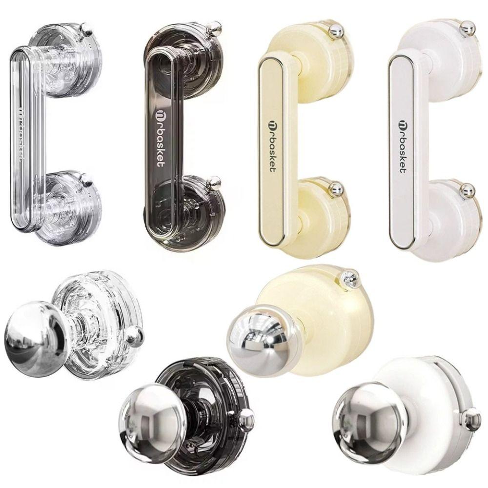 High-quality Anti-slip Suction Cup Handrail Waterproof Removable Bathroom Grab Reusable Wardrobe Door Handle