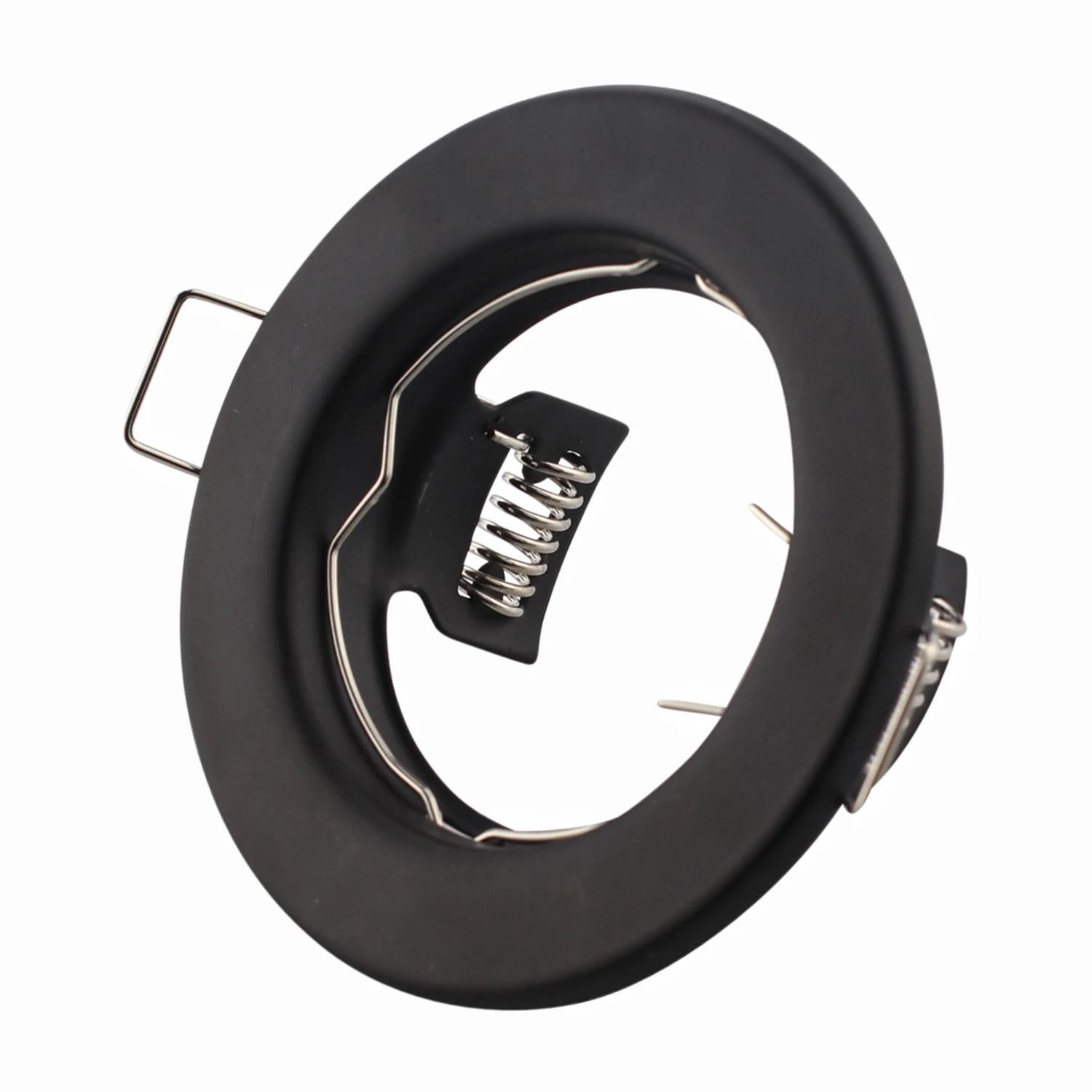 

6 шт. Потолочные точечные светильники GU10 MR16, фитинг, встраиваемый светодиодный потолочный светильник, даунлайт