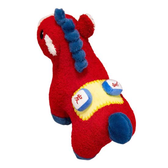 Horse Plush Toy 2026 Year of The Horse Zodiac Mascot Soft Stuffed Animal Chinese New Year Lucky Ornament