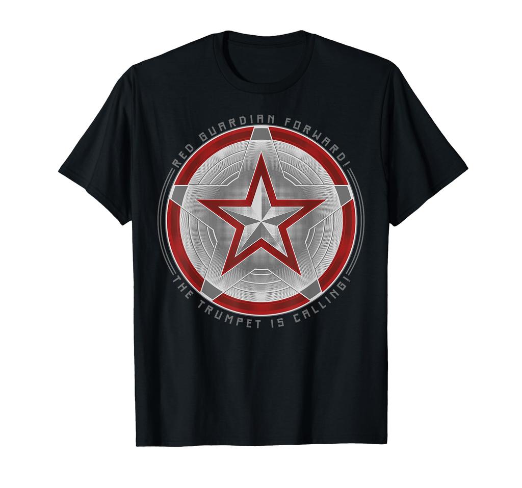 Marvel Black Widow Red Guardian Forward Shield T-Shirt