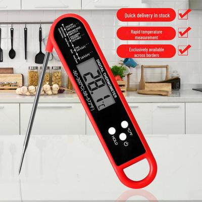 Digitales Falt-Lebensmittelthermometer für Küche, Backen, Fleisch und BBQ